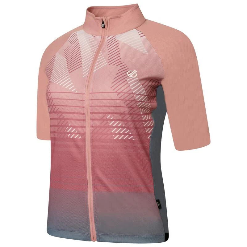 Dare 2b AEP Prompt Maillot De Fitness Zippé à Manches Courtes Pour Femme - Rose – Image 2