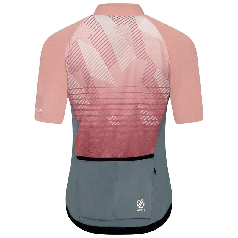 Dare 2b AEP Prompt Maillot De Fitness Zippé à Manches Courtes Pour Femme - Rose – Image 3