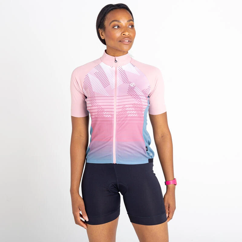 Dare 2b AEP Prompt Maillot De Fitness Zippé à Manches Courtes Pour Femme - Rose – Image 4