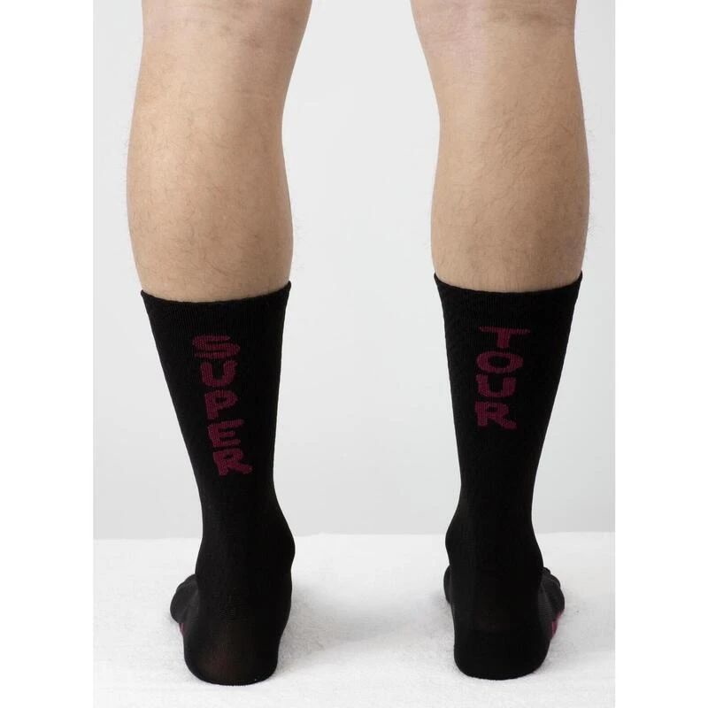 Chaussettes Verticale Bordeaux â Image 3