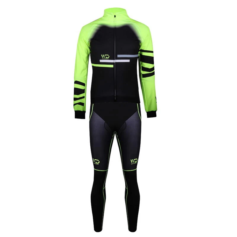 Collant Velo Homme LUXURY COLD Noir/jaune – Image 5