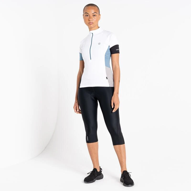Dare 2b Compassion II Maillot De Fitness Zippé à Moitié Pour Femme - Blanc – Image 2