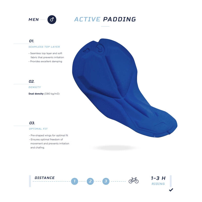 Rogelli Cuissard Long Velo Avec Bretelless Homme - Core – Image 3