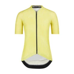 Bioracer Maillot Cycliste Icon Pour Femmes - Jaune - Optic Art