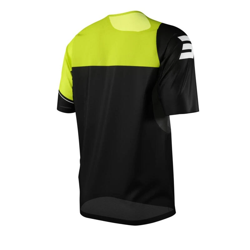 Maillot Manches Courtes Shot Revolt Noir/Jaune – Image 2