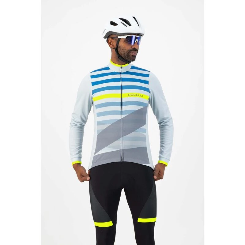 Rogelli Maillot Manches Longues Velo Homme - Stripe – Image 4
