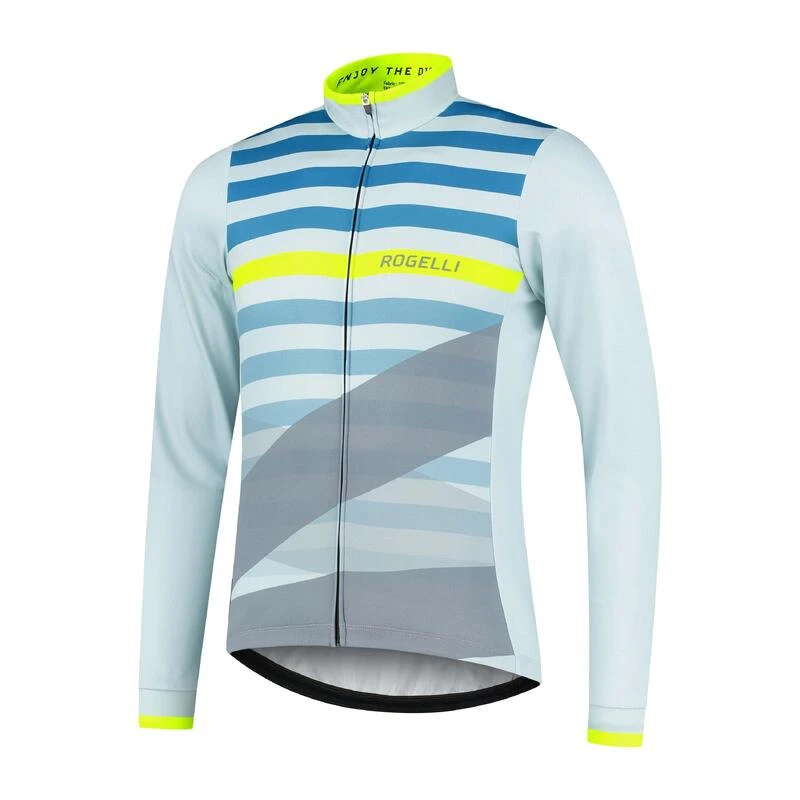 Rogelli Maillot Manches Longues Velo Homme - Stripe