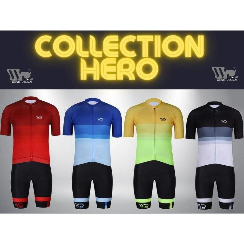 Maillot Vélo HERO Noir/blanc – Image 4