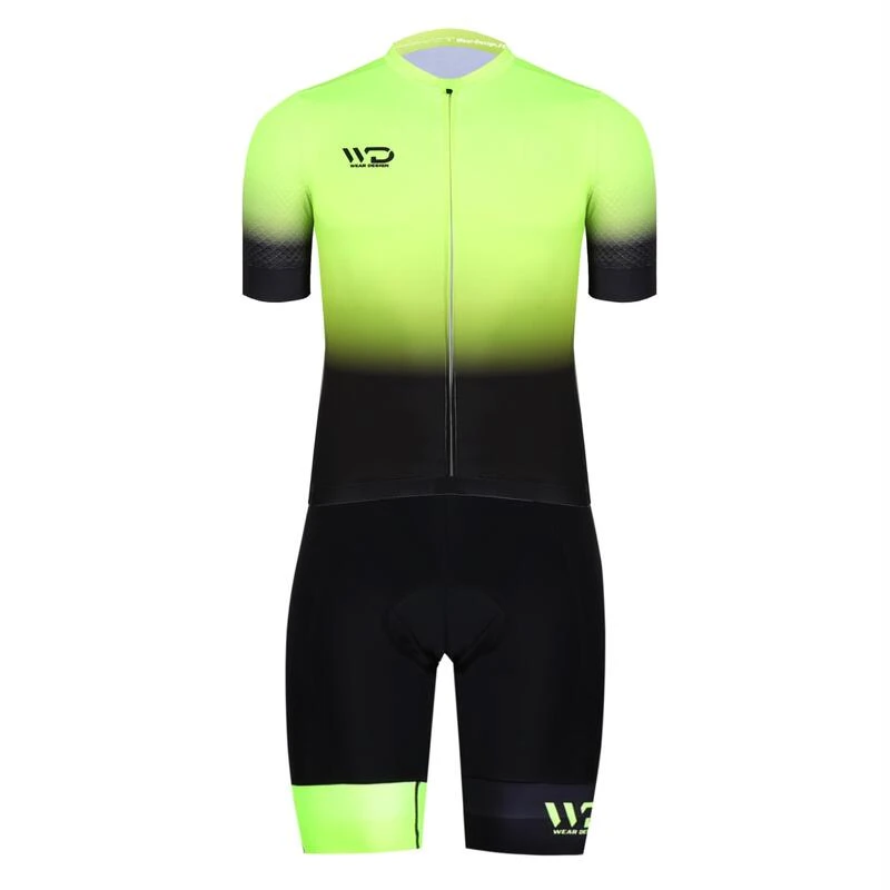 Maillot Velo PERFORMANCE Noir/jaune – Image 3