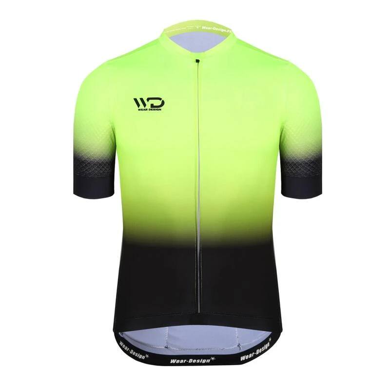 Maillot Velo PERFORMANCE Noir/jaune
