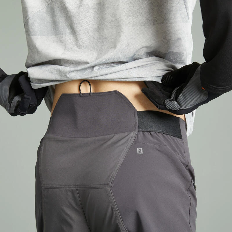 Rockrider PANTALON DE VÉLO VTT ALL MOUNTAIN GRIS – Image 3