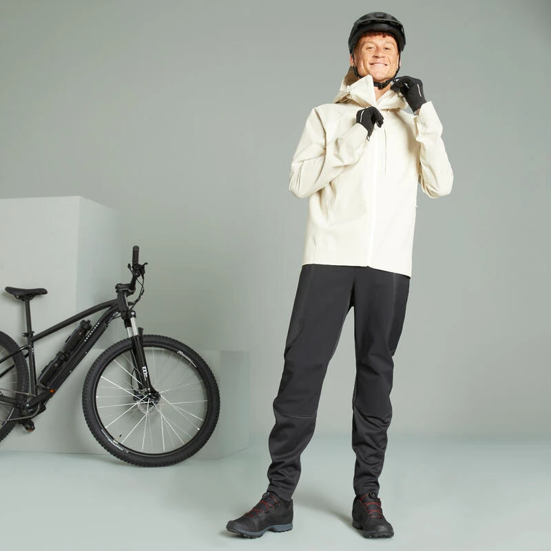 Rockrider Pantalon Hiver De Vélo VTT EXPL 500 Noir – Image 3