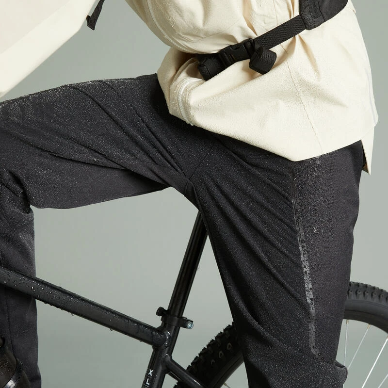 Rockrider Pantalon Hiver De Vélo VTT EXPL 500 Noir – Image 4