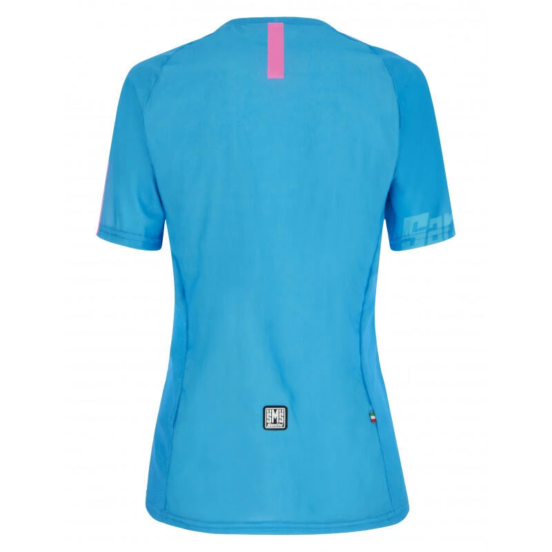 Santini Sasso - Maillot Mtb Femme Turquoise Velò – Image 2