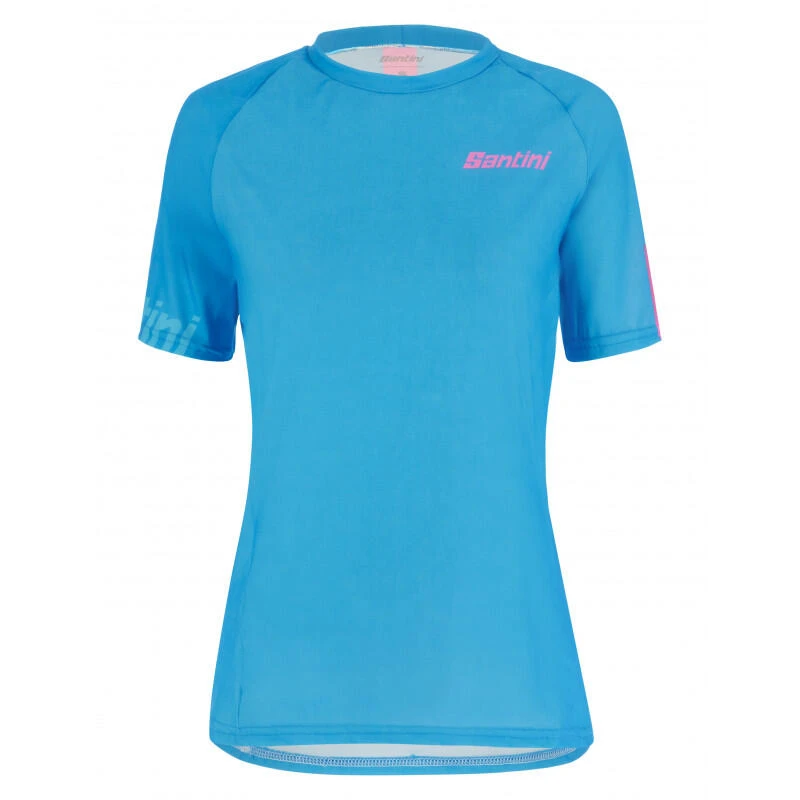 Santini Sasso - Maillot Mtb Femme Turquoise Velò