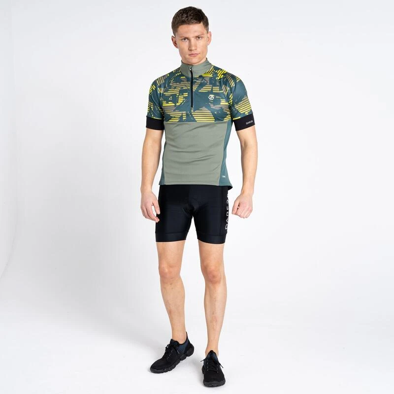 Dare 2b Stay The Course II T-shirt De Cyclisme Zippé à Moitié Pour Homme - Vert – Image 4