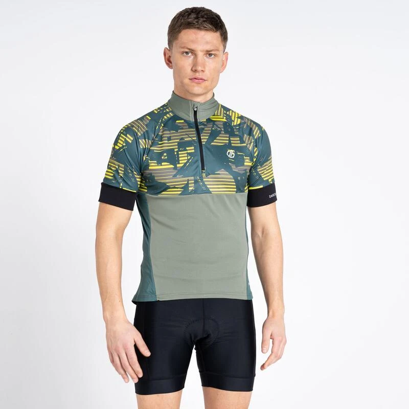 Dare 2b Stay The Course II T-shirt De Cyclisme Zippé à Moitié Pour Homme - Vert – Image 5