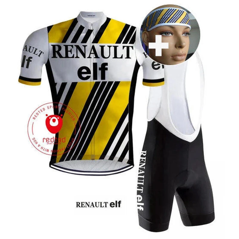 Tenue De Cyclisme Rétro Renault Elf - REDTED