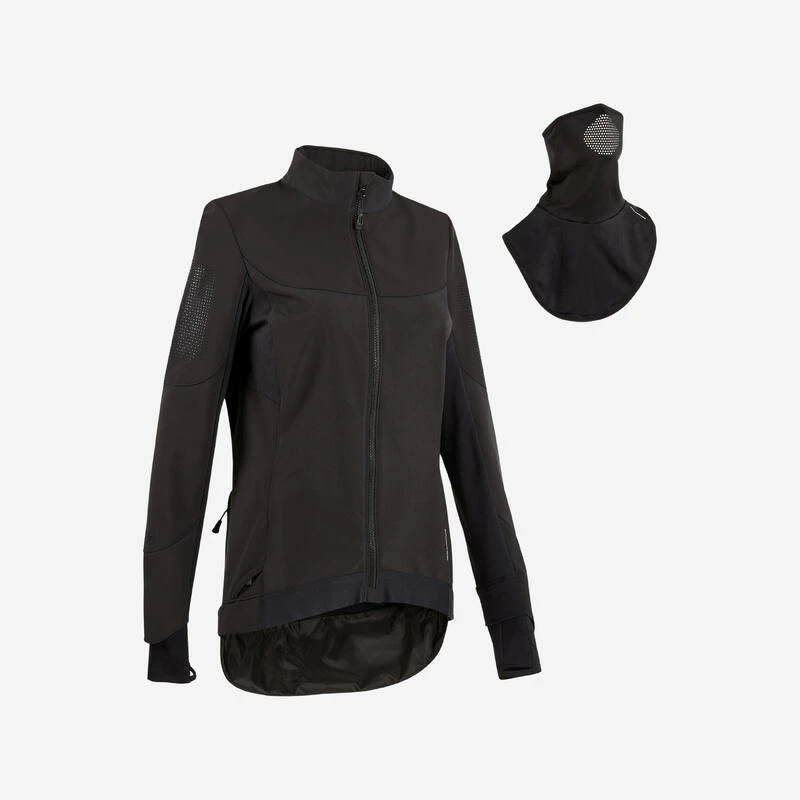 Rockrider VESTE HIVER VELO VTT FEMME NOIR