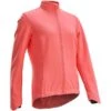 Veste Vélo Route Hiver Femme - 100 Corail