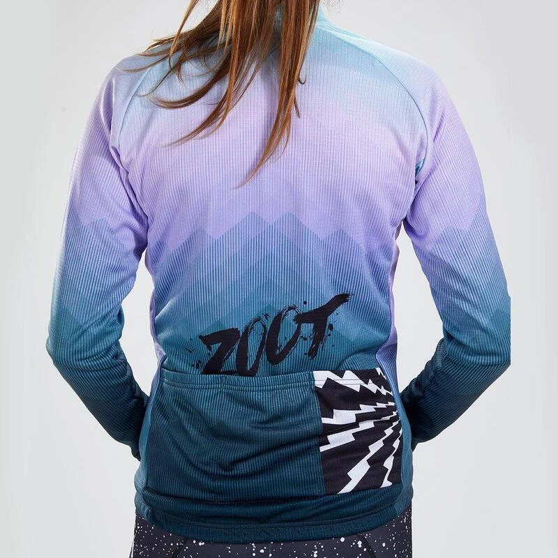 ZOOT Femmes LTD Thermo Cyclisme Maillot à Manches Longues - Kona Ice - – Image 2
